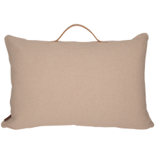 VAREPRØVE - STRIKKET PUDEBETRÆK  40x60CM - KHAKI