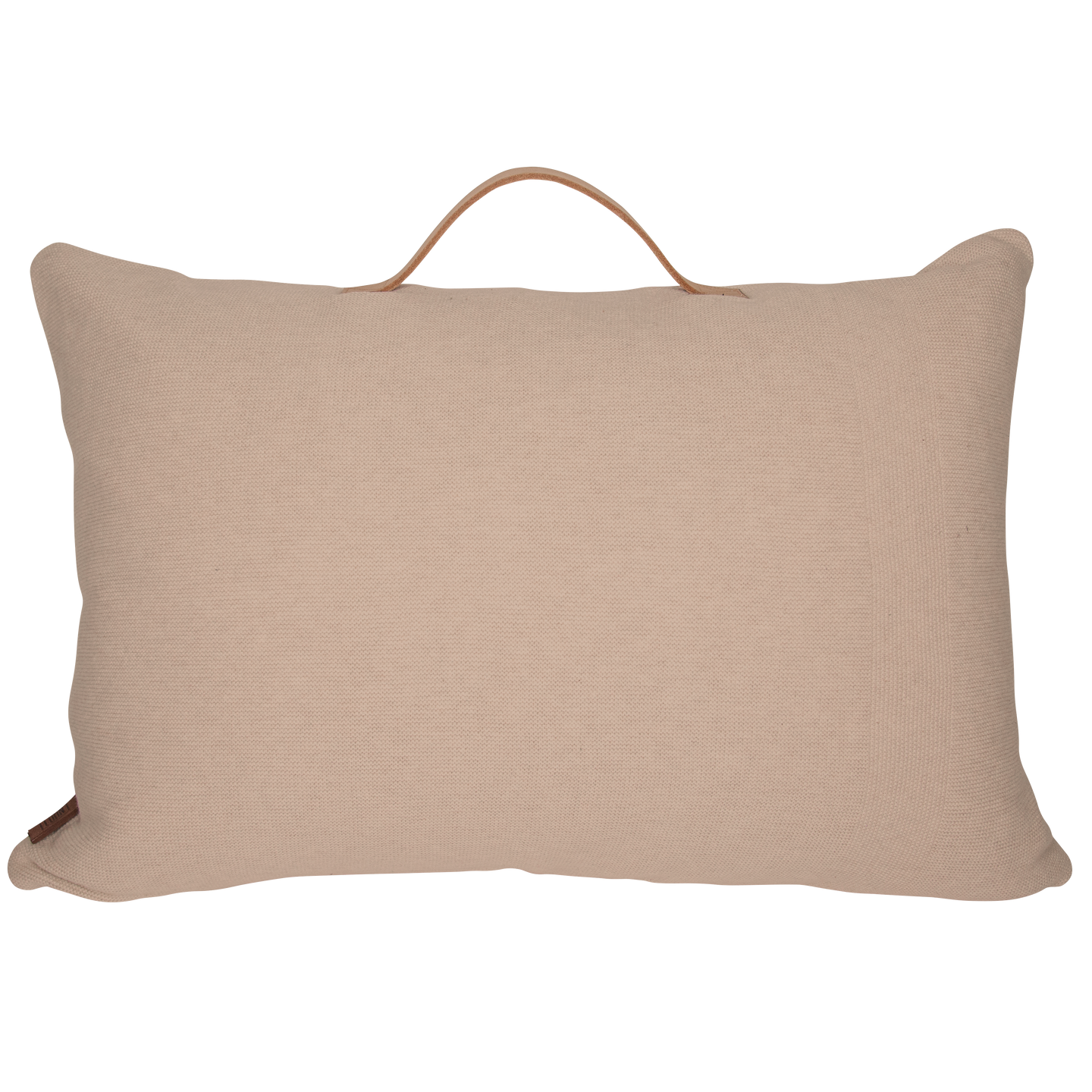 VAREPRØVE - STRIKKET PUDEBETRÆK  40x60CM - KHAKI
