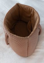 NYHED - QUILTET MAXI TASKE - 30X60X20CM - BROWN SUGAR