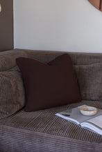 STRIKKET PLAID - RHOMB - CHOCLATE - 140x160CM