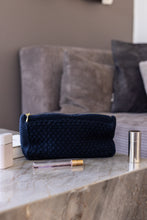 SAMPLE - STRIKKET CLUTCH - DARK NAVY - 22X11X5CM