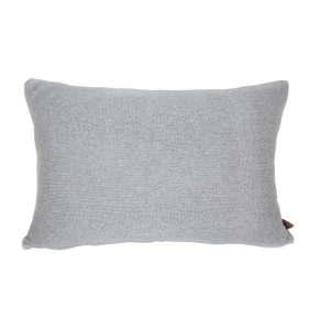 EXHIBITION MODEL - KNITTED CUSHION 60X40CM - WITH GRAY MELANGE