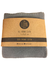 GIFT SET - 2X TOWELS + 2 CLOTHS - GRIFFIN GRAY